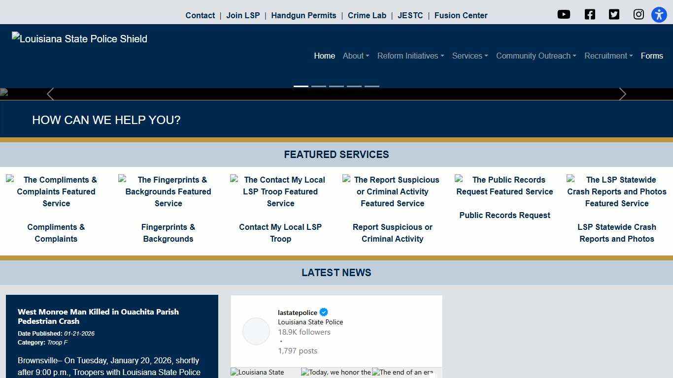 Home - Louisiana State Police